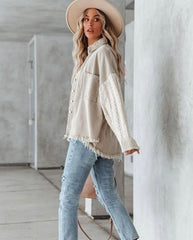Charlotte Denim Knit Jacket