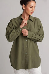 Sophie Cotton Shirt - Khaki