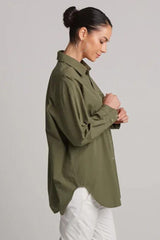 Sophie Cotton Shirt - Khaki