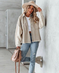 Charlotte Denim Knit Jacket