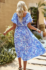 Isla Floral Midi Dress - Blue - SOLD OUT