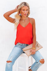 Summer Cami Top - Rust