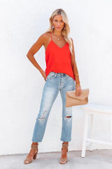Summer Cami Top - Rust