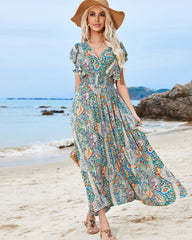 Sarah Bohemian-inspired Maxi Dress - LAST ONE