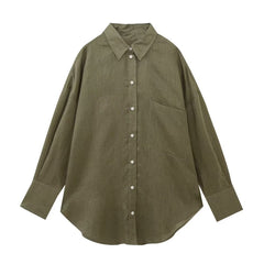 Sophie Cotton Shirt - Khaki