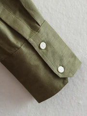 Sophie Cotton Shirt - Khaki