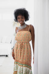 Flowering Meadows Maxi Dress - Wild Poppy