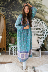 Wild Willow Gypsy Dress - Misty Jade - SOLD OUT